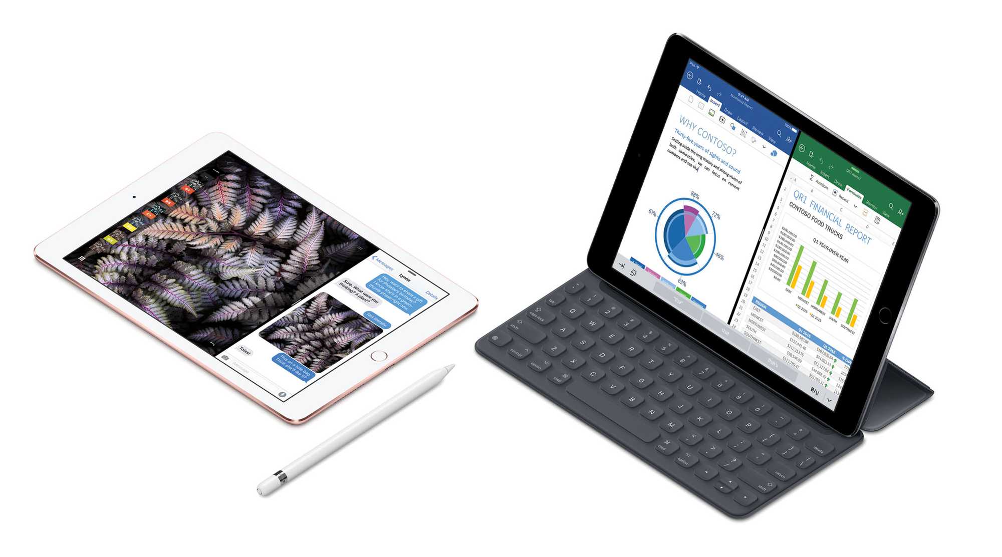 Googles Office-Suite mit Split-Screen für iPads