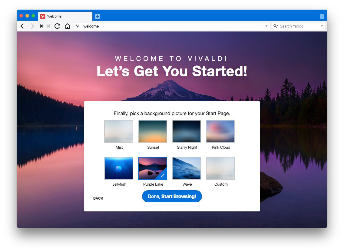 Vivaldi-Browser wird farbiger