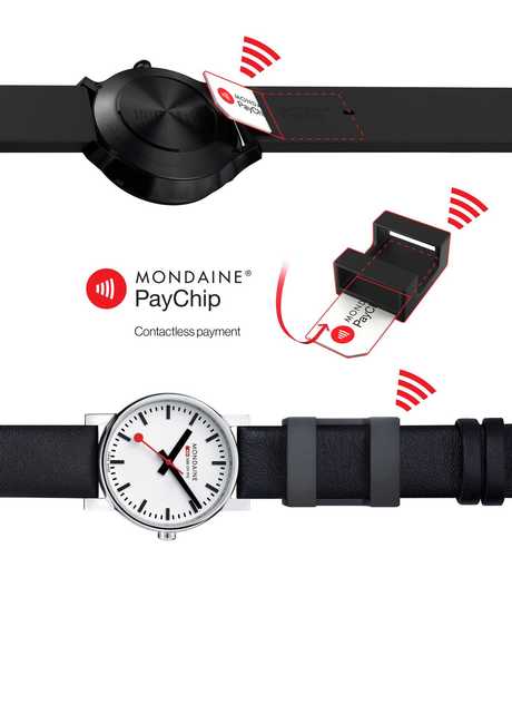 Mondaine: Bezahlen mit der Uhr