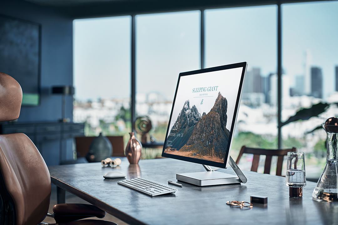 Microsoft präsentiert Surface Studio - AiO mit Drehknopf