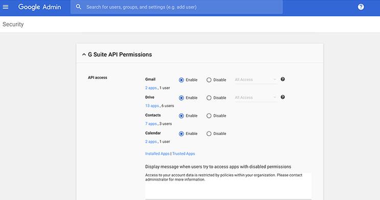 G Suite mit neuem App-Zugriffsschutz 