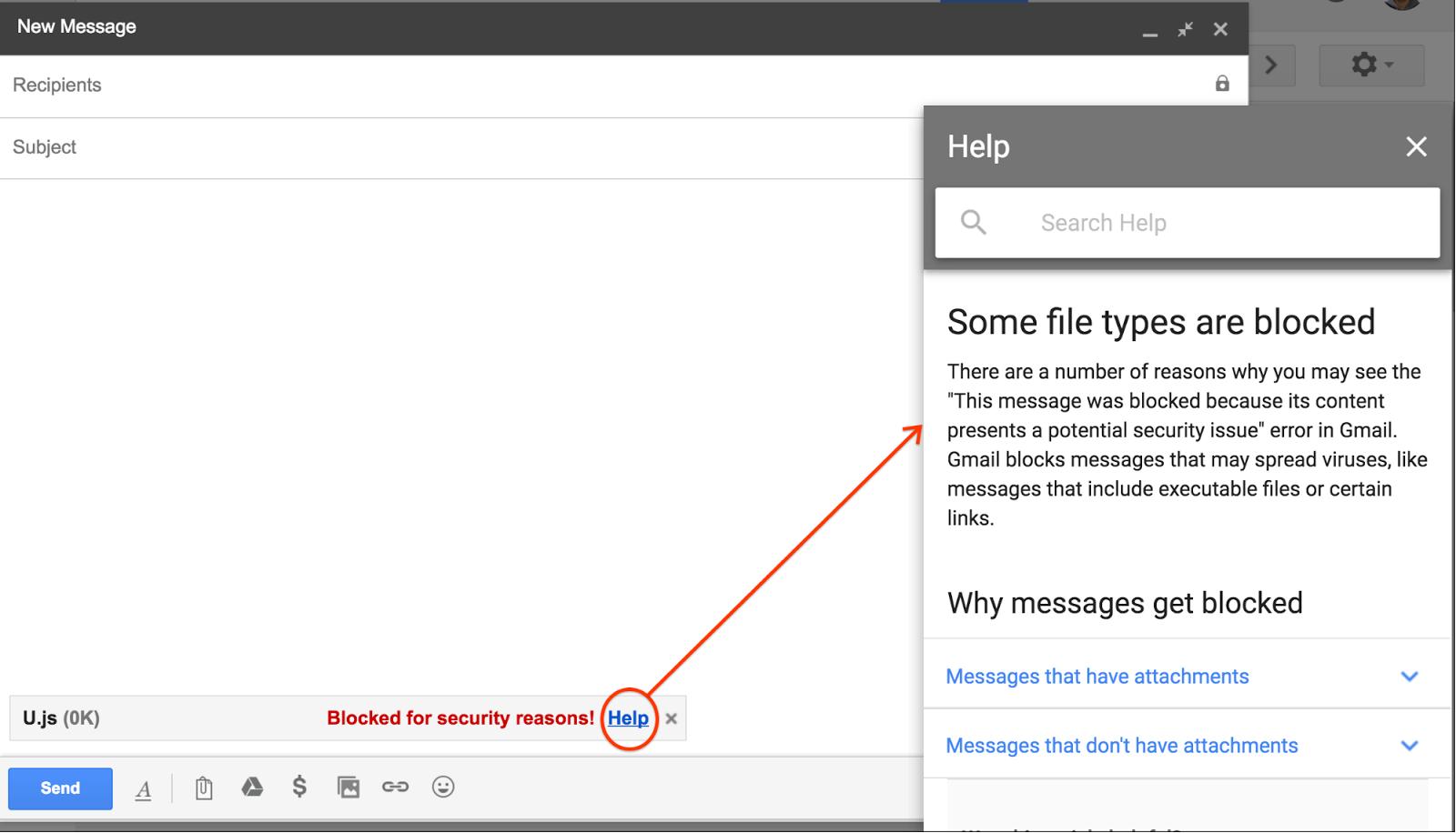 Googlemail verbietet Javascript-Anhänge