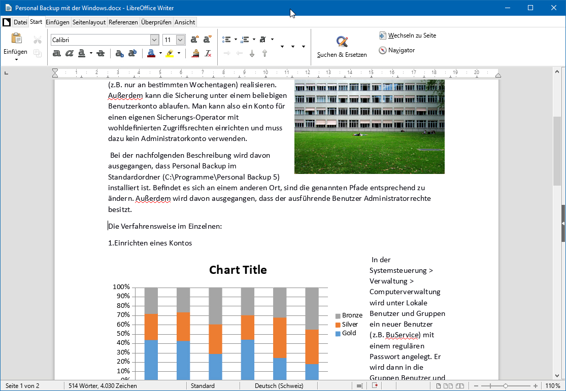 Libreoffice mit Ribbon-GUI und Web-Version