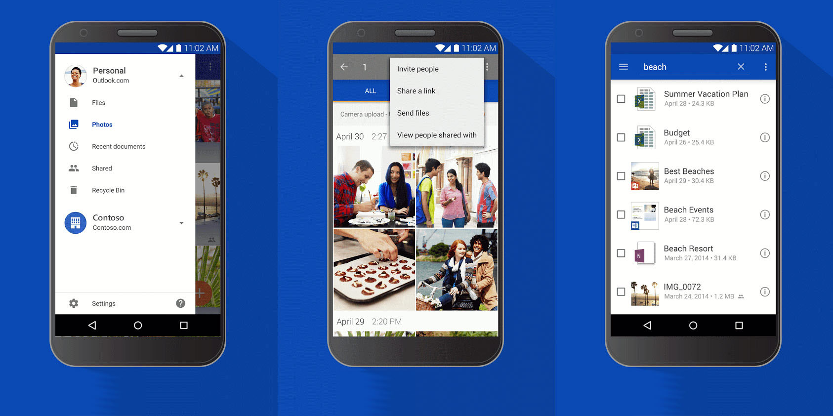 Onedrive für Android unterstützt Sharepoint