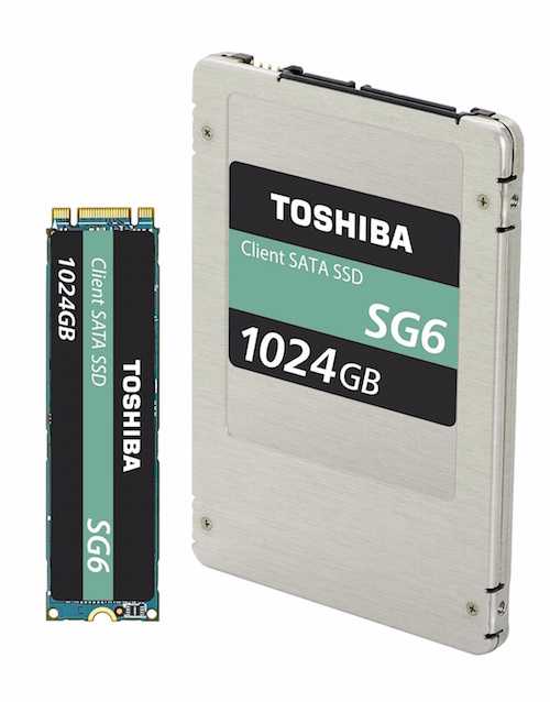 Toshiba lanciert Client-SSD mit 64-Layer-3D-Flashspeicher