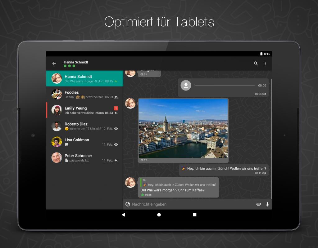 Threema für Android mit neuem Bildeditor