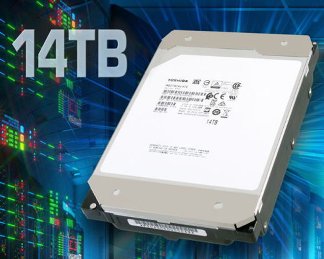 Toshiba lanciert Harddisk mit 14 TB 
