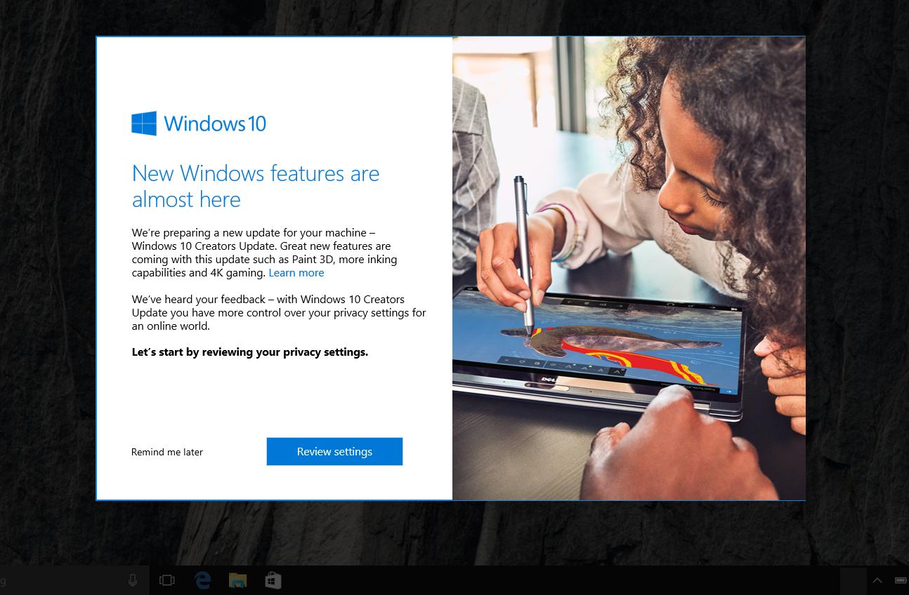 Windows 10 Creators Update schon ab 5. April verfügbar