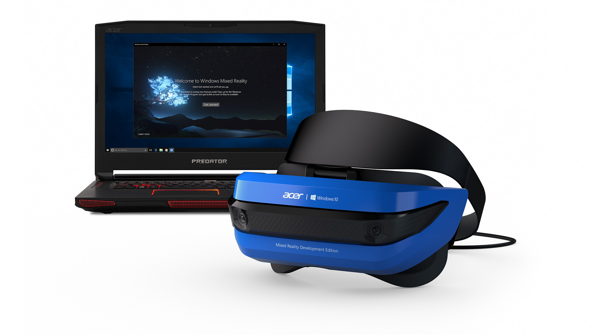 Acer zeigt erstes Windows Mixed Reality Headset