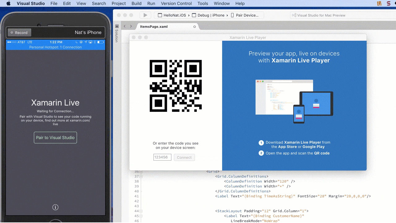 Microsoft stellt Xamarin Live Player vor