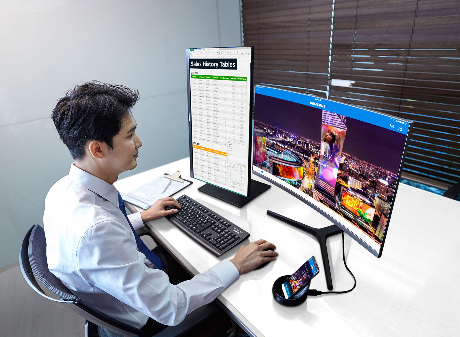 IFA: Samsung zeigt drei USB-C-Monitore