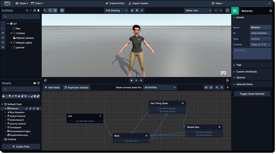 Amazon lanciert Sumerian-Editor für VR- und AR-Anwendungen