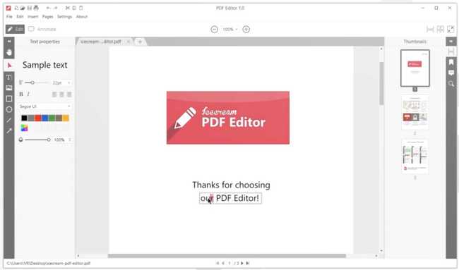 Icecream lanciert neuen kostenlosen PDF-Editor für Windows