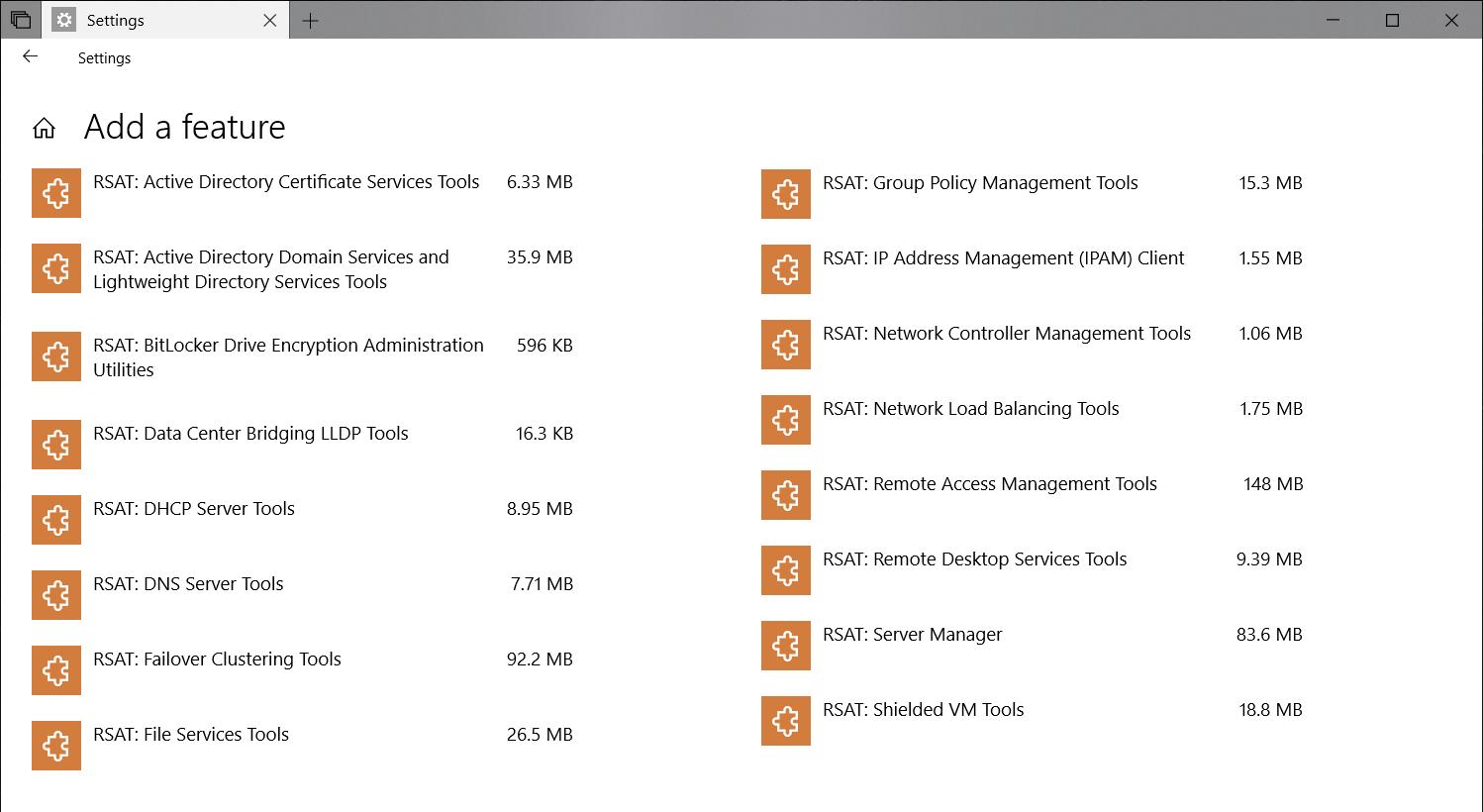 Neue Windows-10-Preview integriert Remote Server Administration Tools