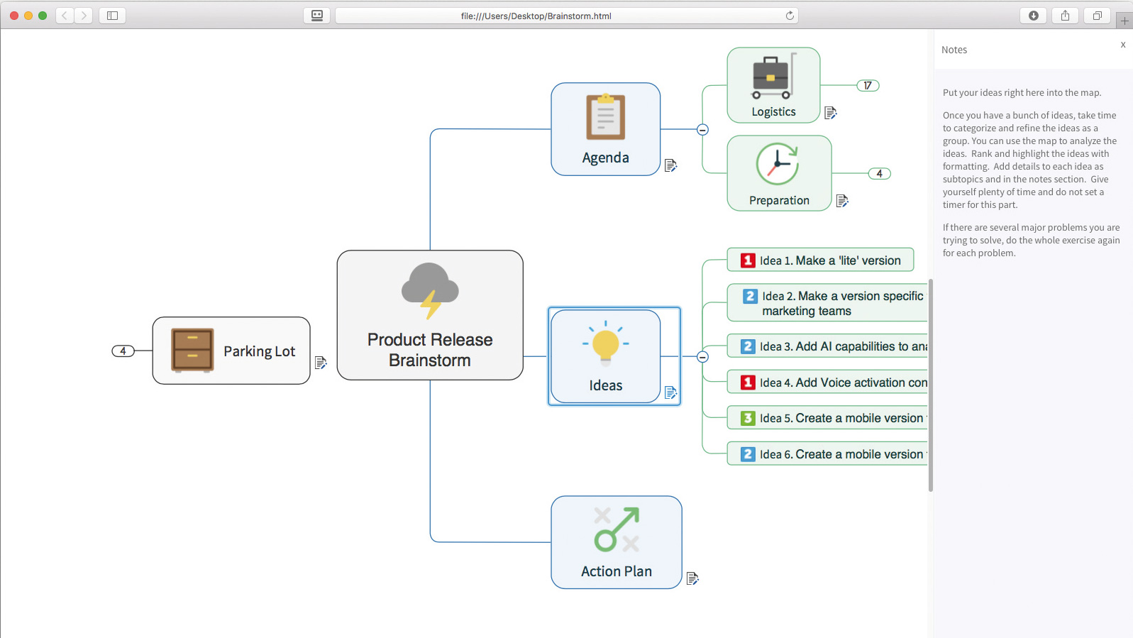 Mindmapping für Mac-User