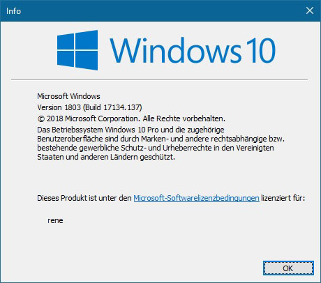 Microsoft patcht diverse Probleme bei Windows 10 1803