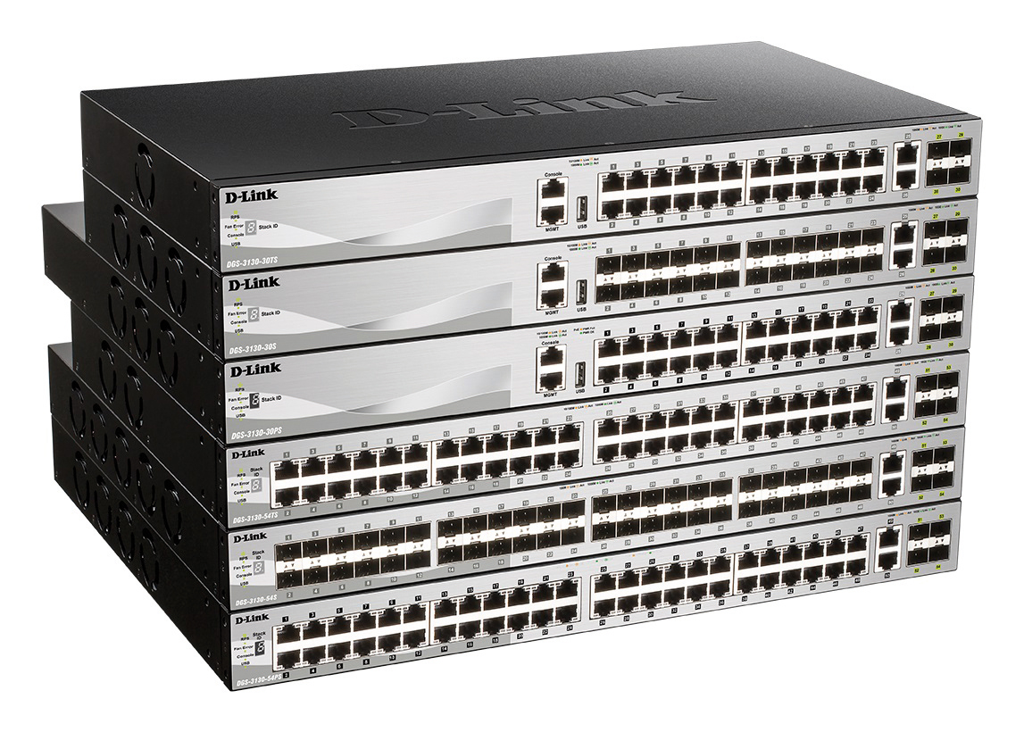 Speziell stapelbare Switches