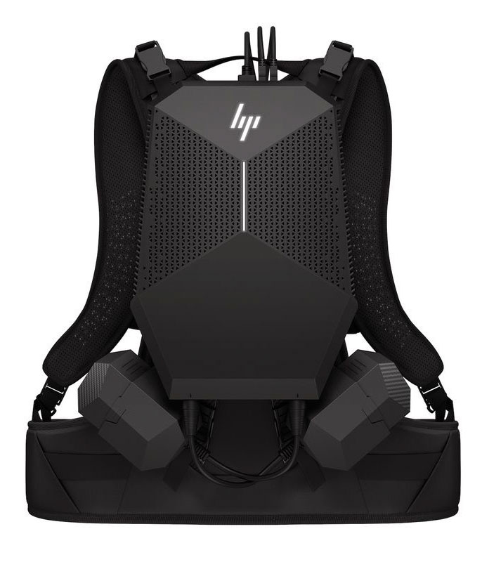 VR-Rucksack und Desktop in einem