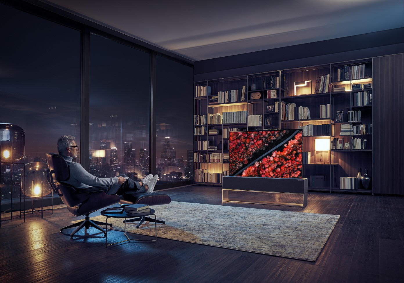 CES: LG zeigt aufrollbaren OLED-TV