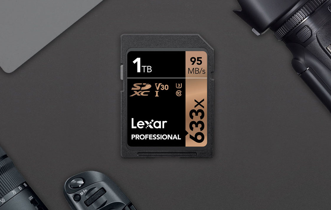 Lexar zeigt SD-Card mit 1 TB Speicherkapazität