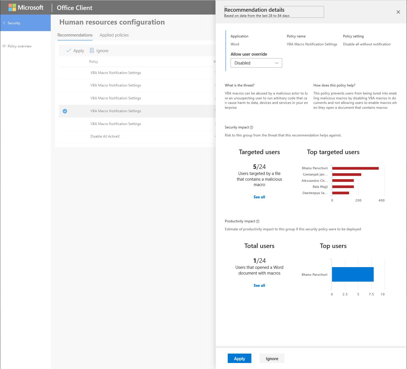 Microsoft lanciert Security Policy Advisor für Office 365
