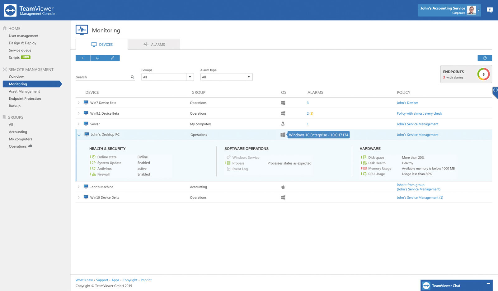 Teamviewer integriert vier neue Dienste