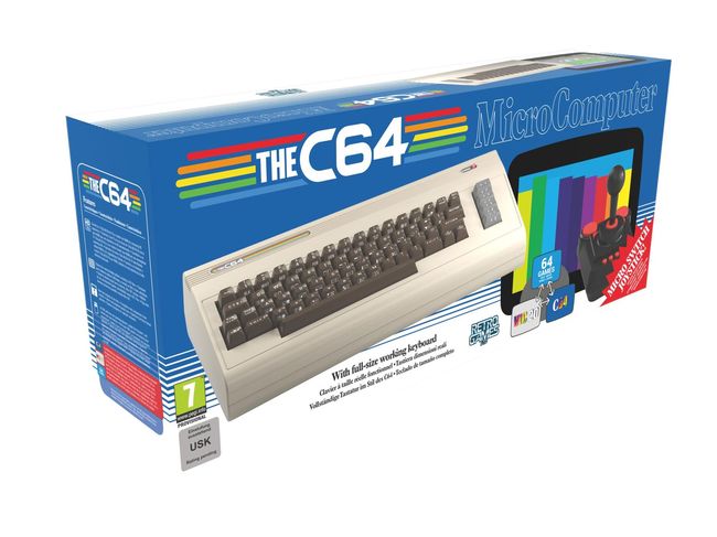 The C64 ist eine Hommage an den Commodore 64