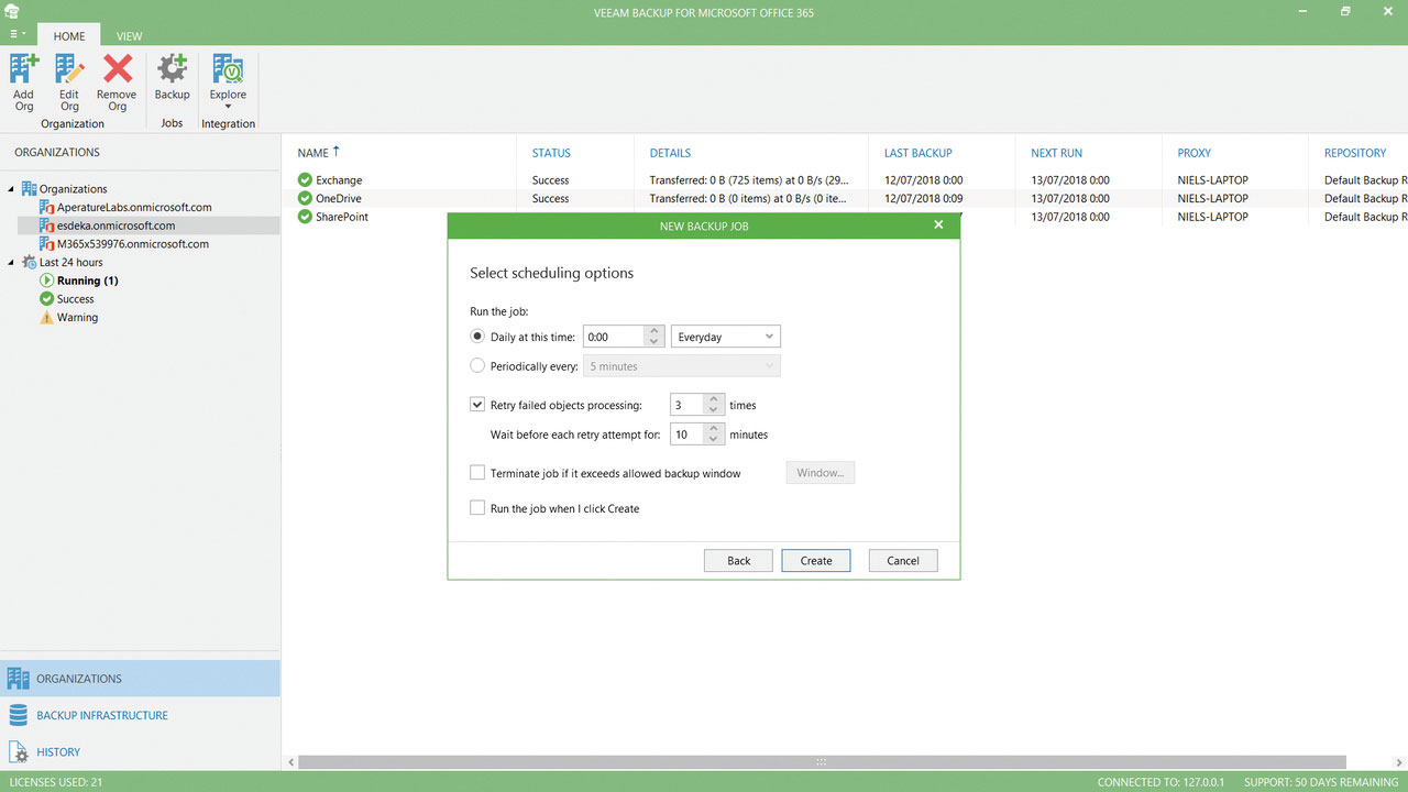 Backup für Office 365