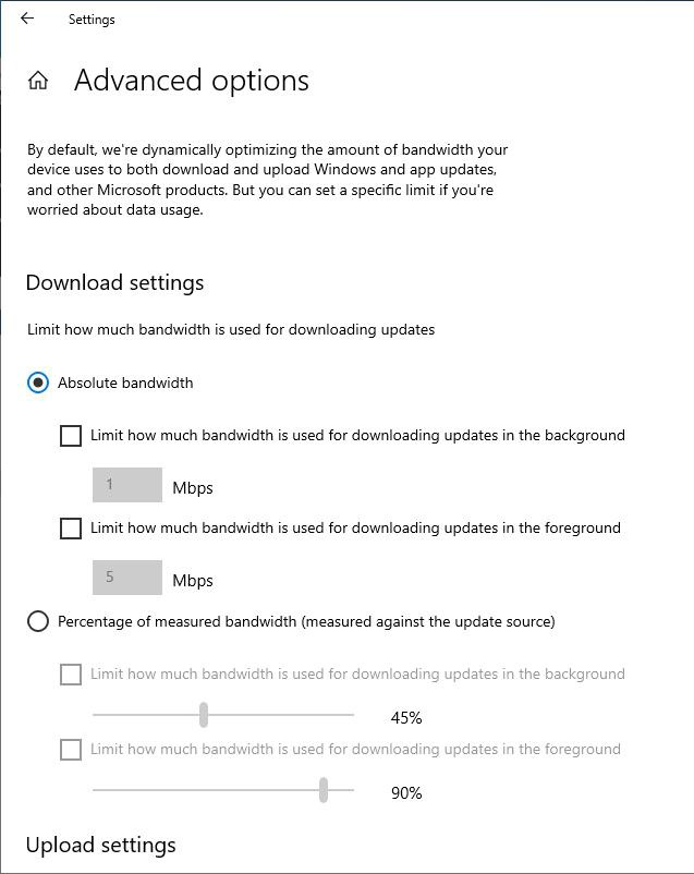 Windows 10 bekommt wählbaren Download-Speed für Updates