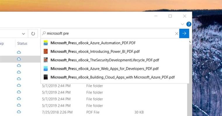 Windows-Preview zeigt neue Suchfunktion im File Explorer