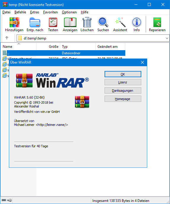 Winrar patcht 19 Jahre altes Leck