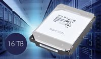 Toshiba bringt HDDs mit 16 TB Speicherkapazität