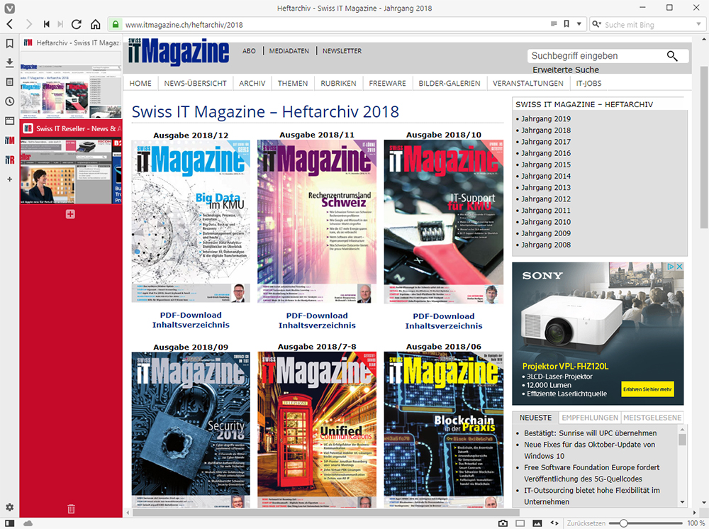 Die 10 Beliebtesten Gratis Internetprogramme It Magazine