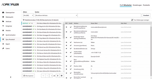 Mutations-Helfer für Active Directory 