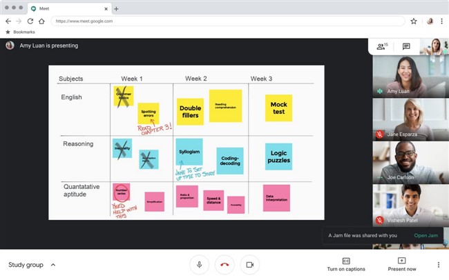 Google veröffentlicht Roadmap für Google Meet