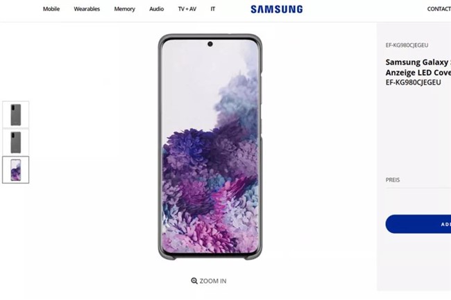 Samsung Galaxy S20 enthüllt