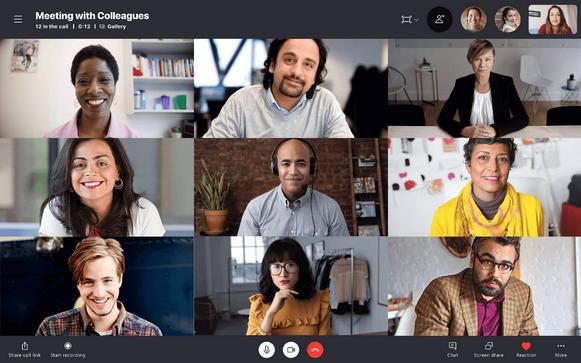 Skype neu mit Support für 100 Teilnehmer