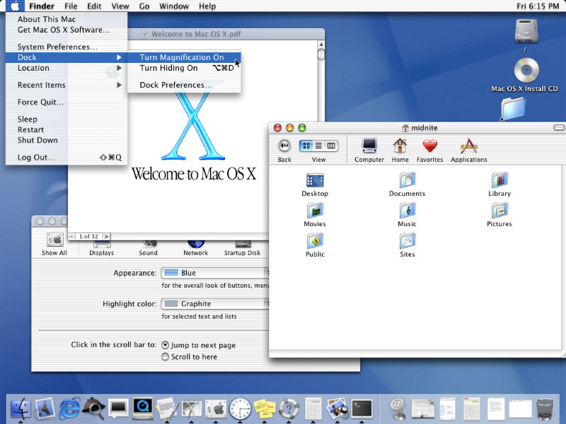 Mac OS X wird 20 Jahre alt