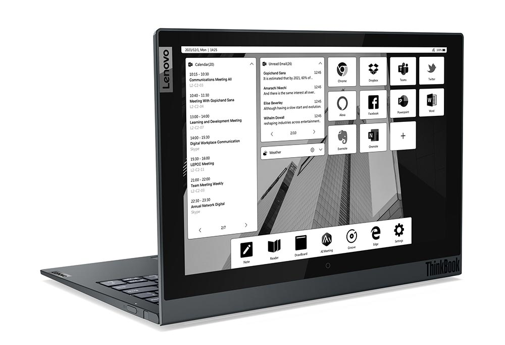 CES 2021: Lenovo bringt neues Dual-Screen-Notebook Thinkbook Plus Gen 2