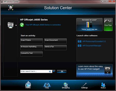 HP Solution Center nicht mehr brauchbar