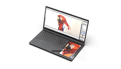 Lenovo arbeitet an Notebook mit Extra-Display