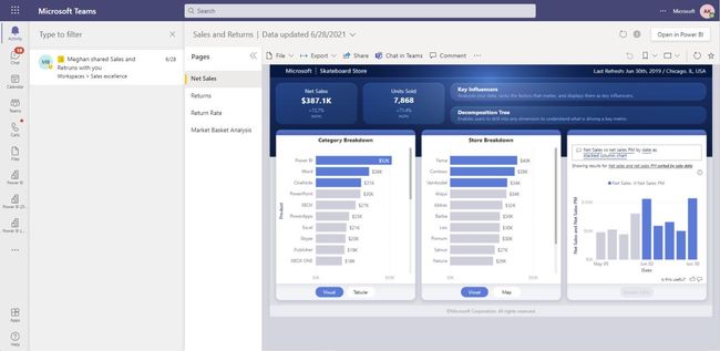 Teams neu mit Power-BI-Benachrichtigungen