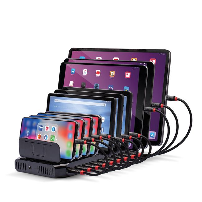 Lindy 10 Port USB-Ladestation: USB-Tankstelle