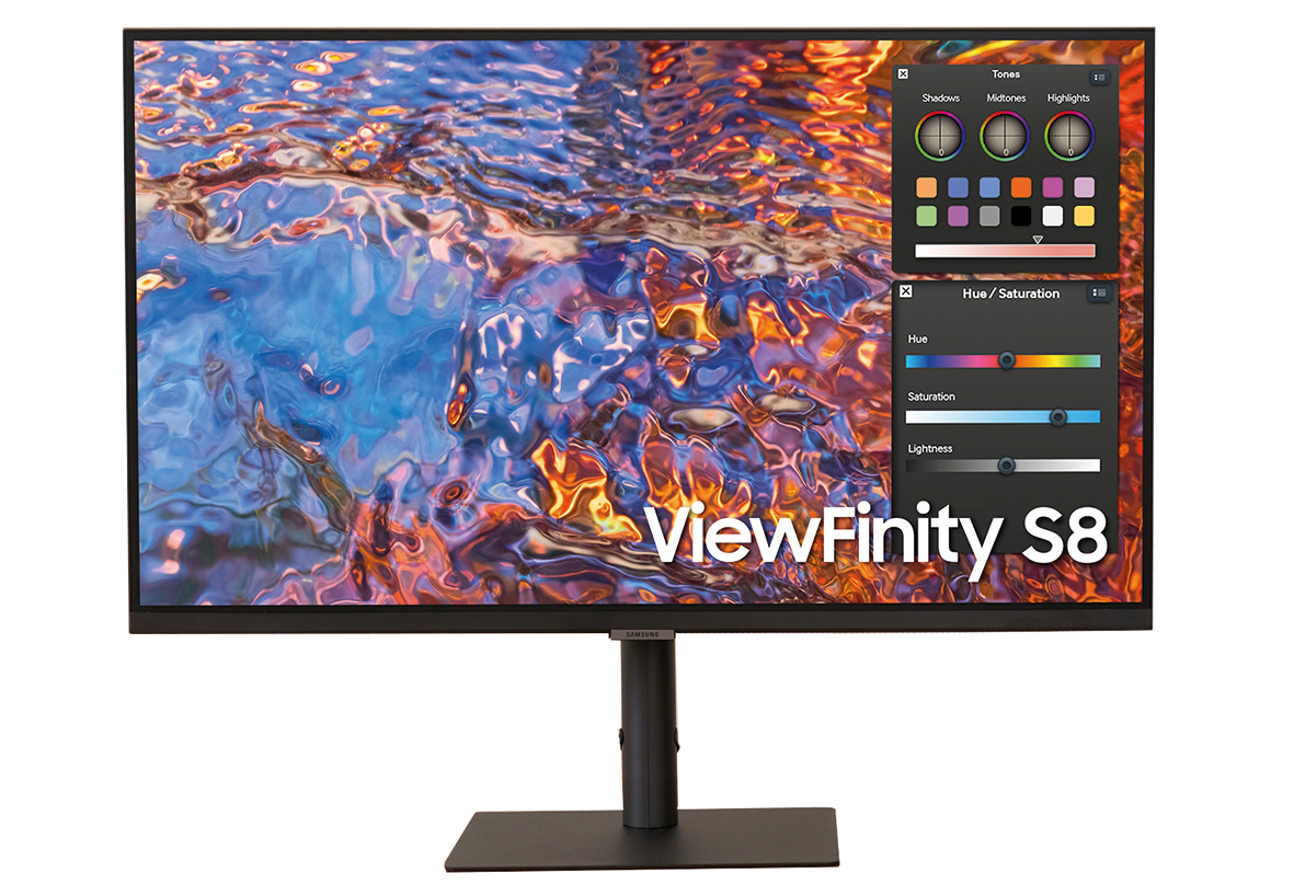Samsung Viewfinity S8: Farbenfroher Monitor