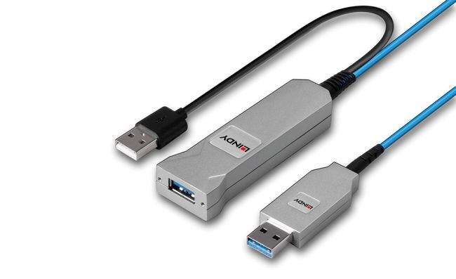 Lindy Fibre Optic USB 3.0 Kabel: Glasfaserkabel für USB 3.0