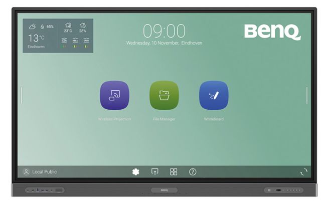 Benq RP8603, RP7503 und RP6503: Interaktive und augenschonende Tafeln