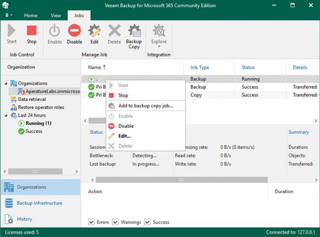 Veeam Backup for Microsoft 365: Self-Recovery-Funktion für Microsoft-365-Backup