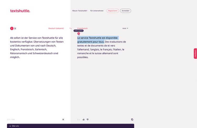 Start-up Textshuttle: Texte im eigenen Stil übersetzen