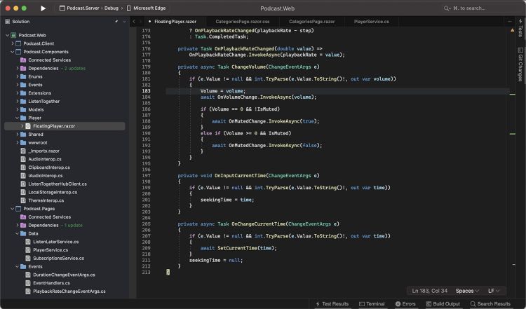 Visual Studio für den Mac wird eingestellt