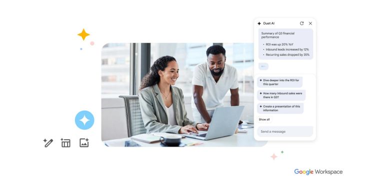 Google veröffentlicht KI-Assistent Duet AI für alle Workspace-Apps